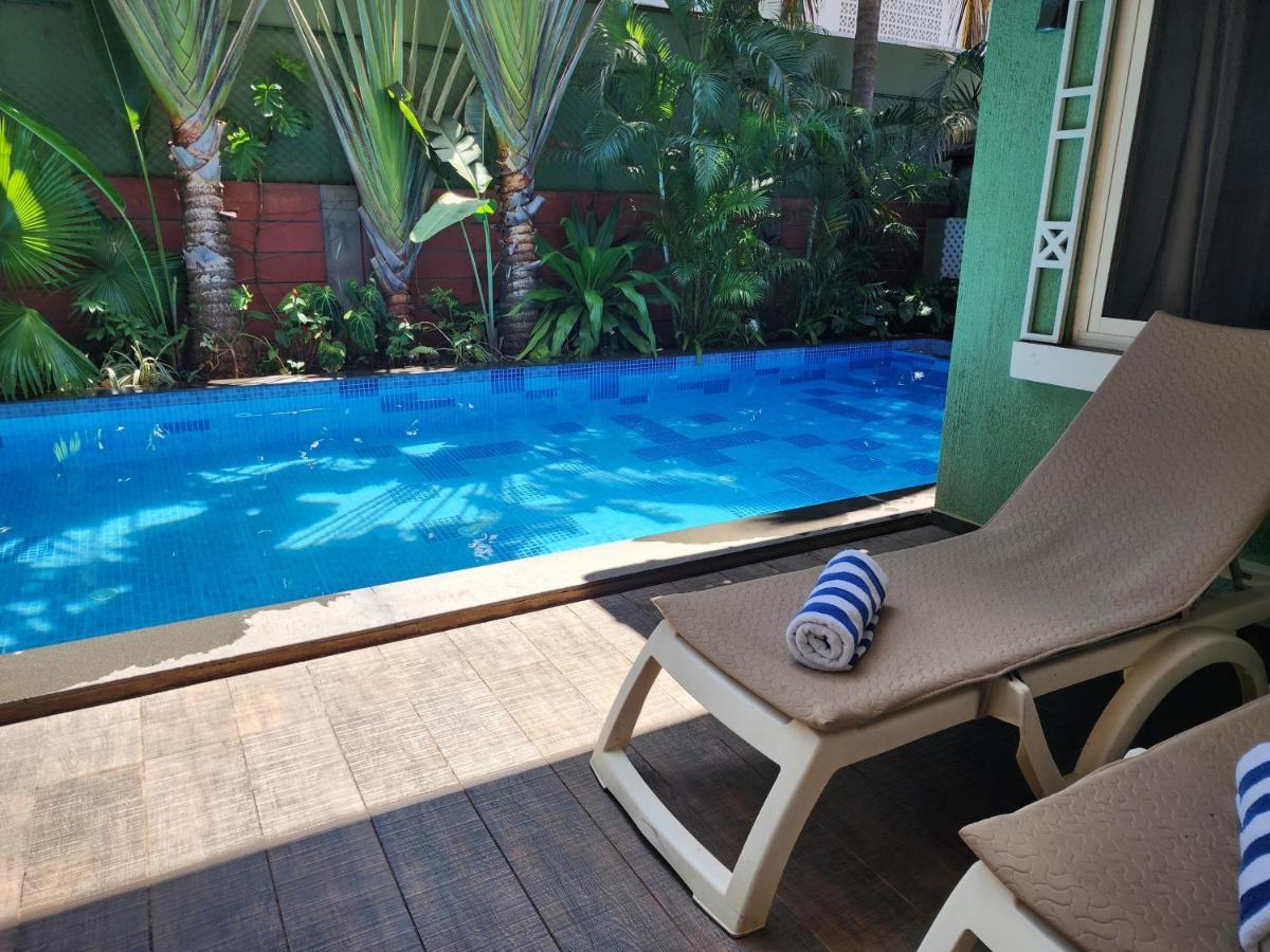Beach 7 Mins Walk Luxury Villa Diva Calangute Kültér fotó