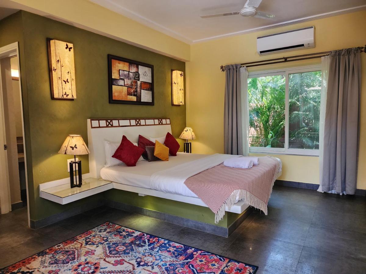 Beach 7 Mins Walk Luxury Villa Diva Calangute Kültér fotó