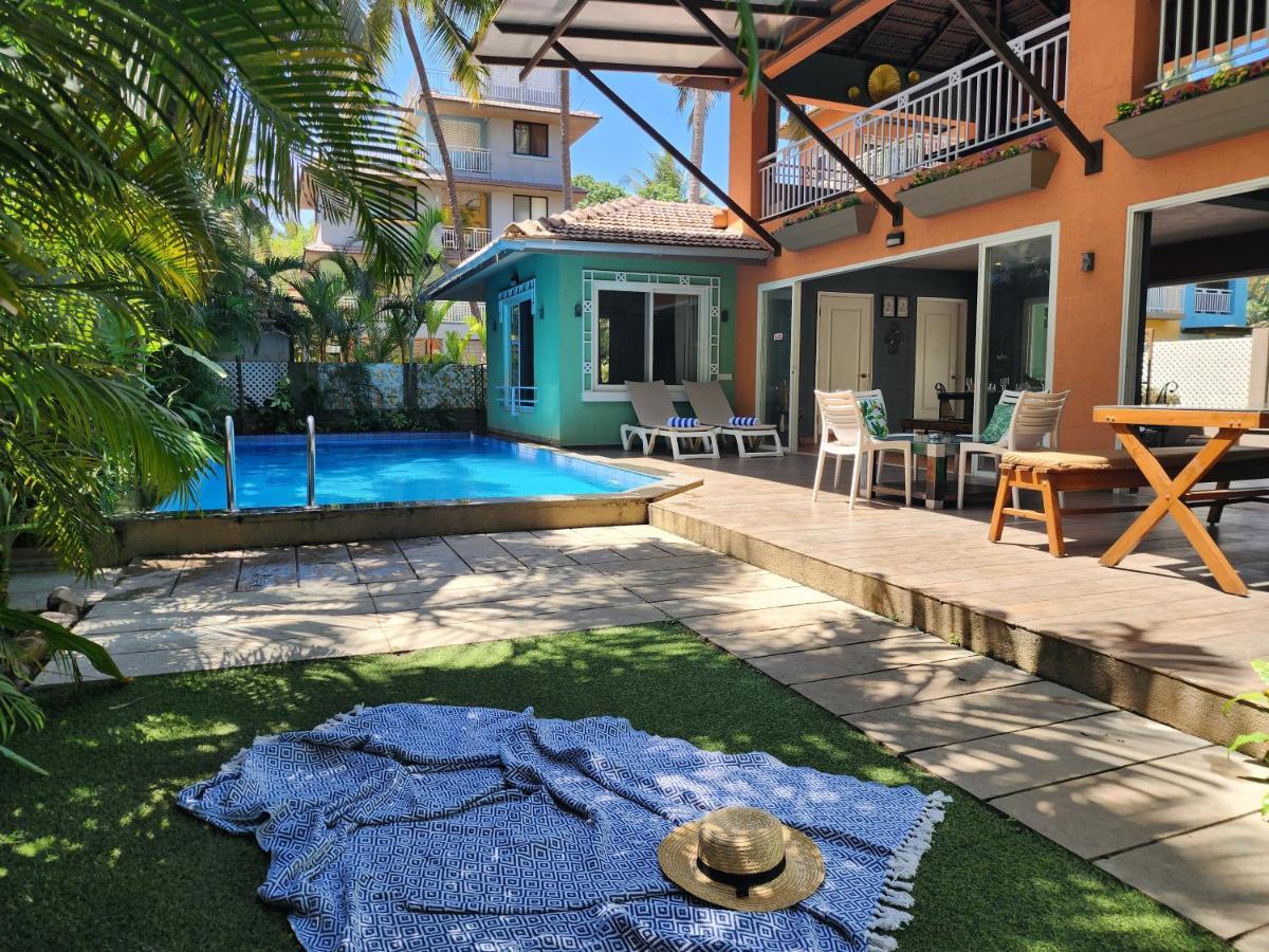Beach 7 Mins Walk Luxury Villa Diva Calangute Kültér fotó